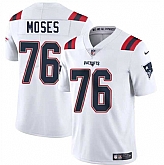 Men & Women & Youth New England Patriots #76 Morgan Moses White 2025 Vapor Limited Stitched Jersey,baseball caps,new era cap wholesale,wholesale hats